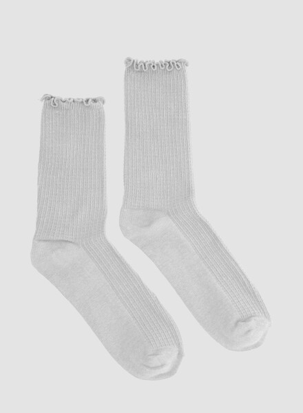 Medias damas leona Gris claro