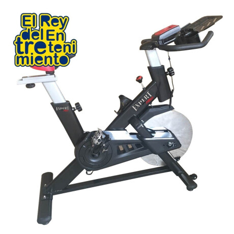 Bicicleta Spinning Profesional Regulable Disco 13kg Negro