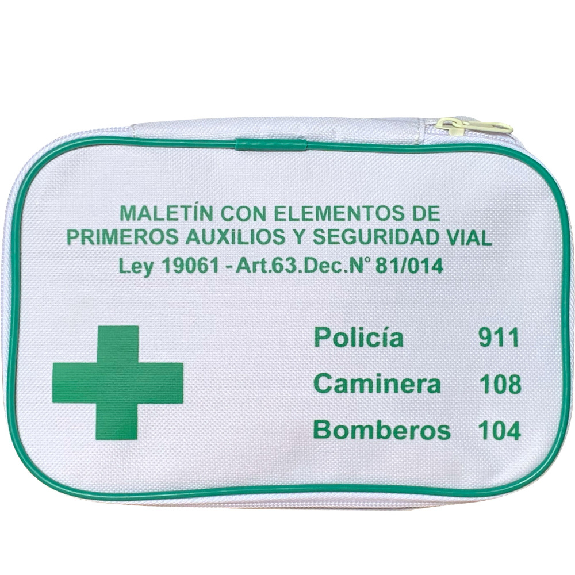 Botiquín con Elementos de Primeros Auxilios y Seguridad Vial — Droguería  Paysandú
