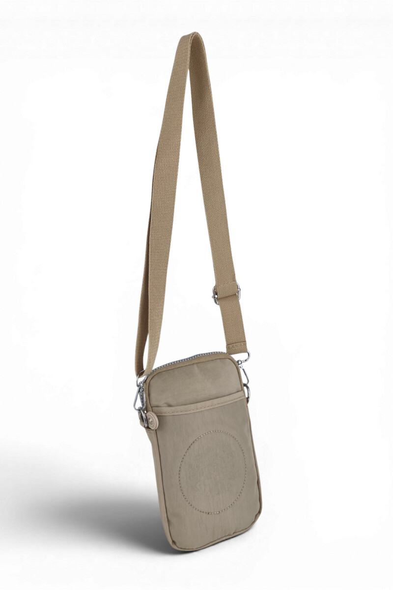 Bolso Portacelular Crossbody Beige