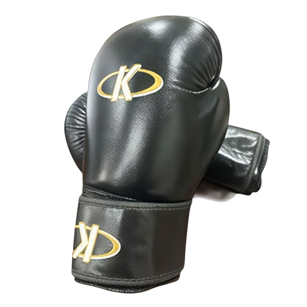 Guante Boxeo de Cuero Knex 12oz PK Negro - NEGRO 