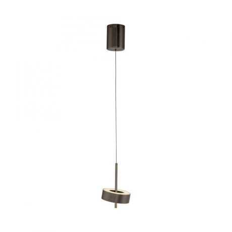 Colgante led orientable 9w 14cm regulable a control remoto, Marrón metalizado oscuro Colgante led orientable 9w 14cm regulable a control remoto, Marrón metalizado oscuro