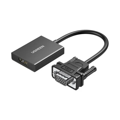 Cable Adaptador Ugreen para PC VGA Macho a HDMI Hembra Cable Adaptador Ugreen para PC VGA Macho a HDMI Hembra
