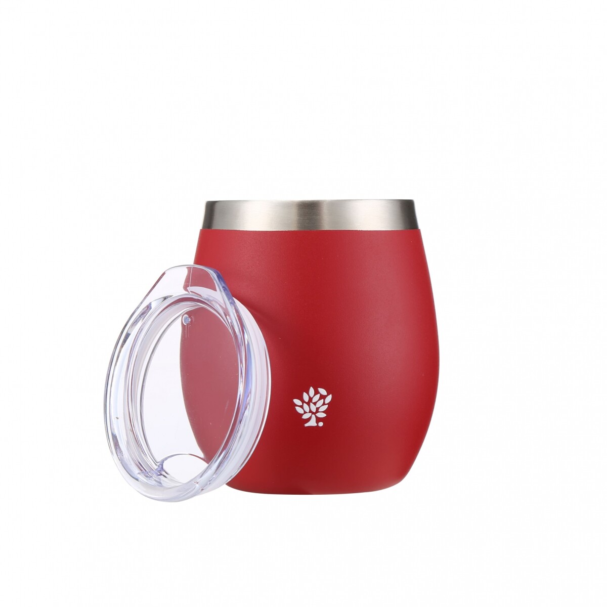 MATE TERRANO ACERO C/ TAPA 130ML - ROJO 