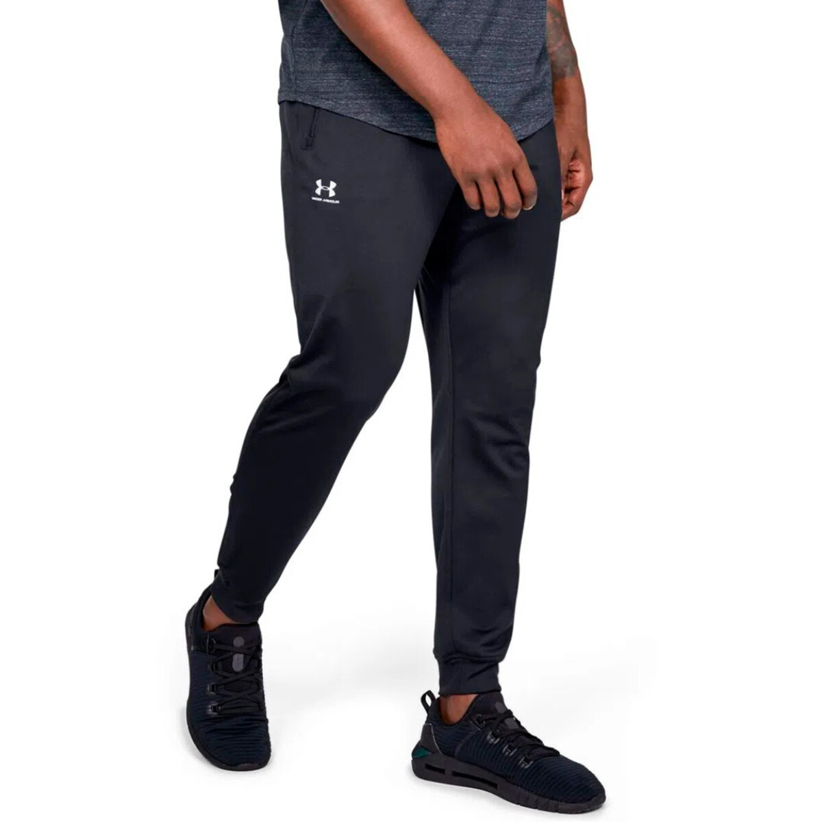 Under Armour Sportstyle Tricot Jogger - Gris Oscuro-negro 