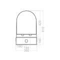 TAPA PARA INODORO PARA MOCHILA MODELO AQUITANIA BLANCA - RAMON SOLER Tapa Para Inodoro Para Mochila Modelo Aquitania Blanca - Ramon Soler