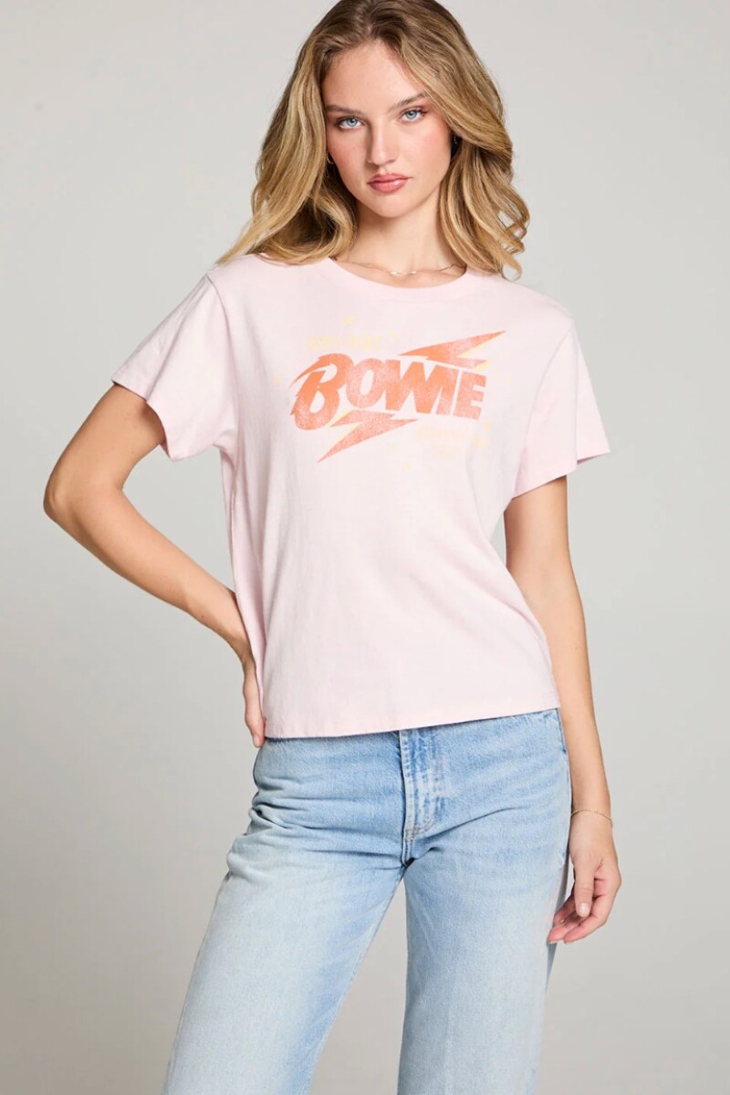 Camiseta Bowie Rosa