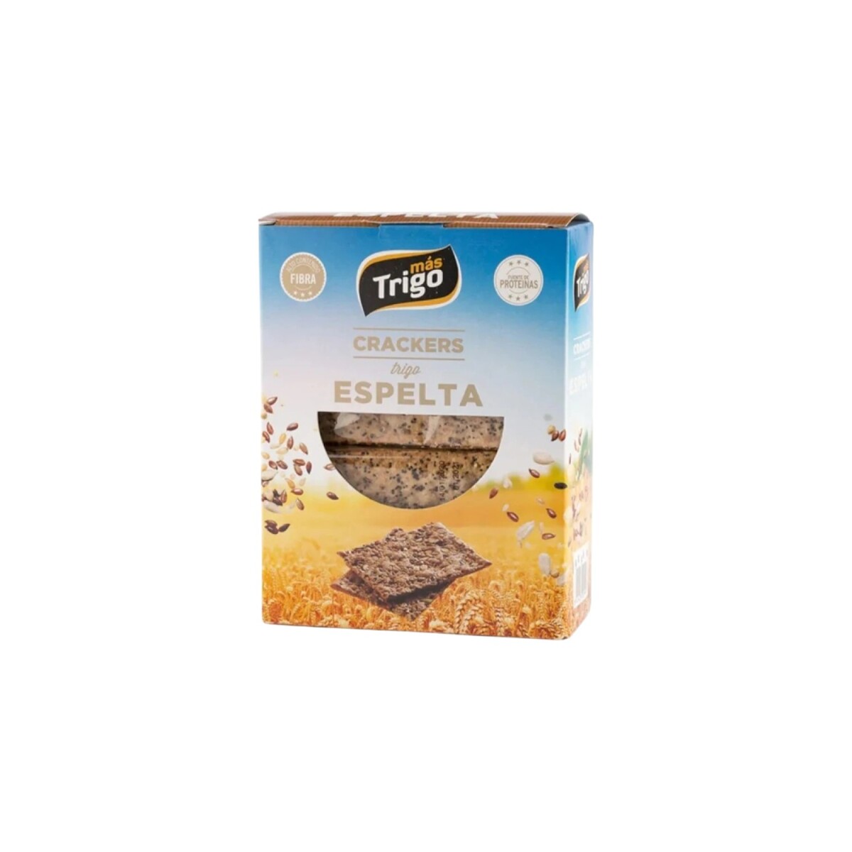 Galleta Cracker Más trigo MT001 Trigo Espelta 240GR ub 
