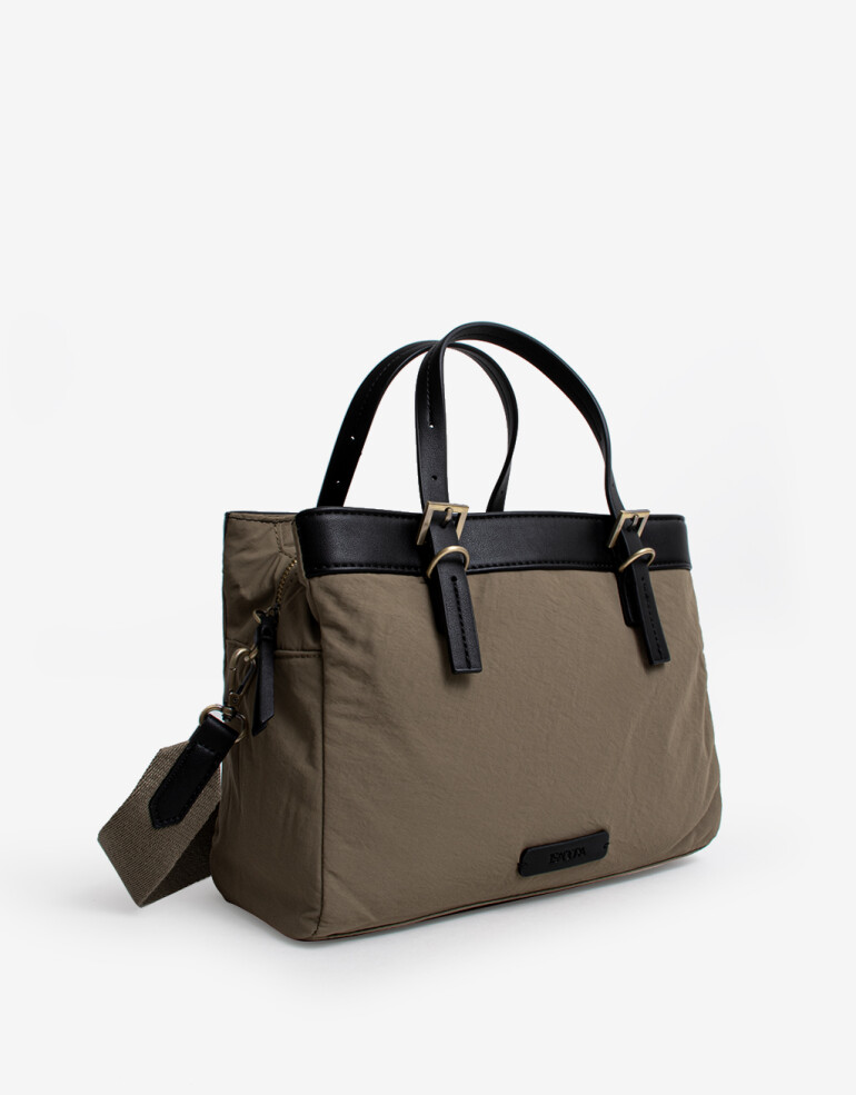 City Back to Office Cartera City Combinada - Verde Oliva