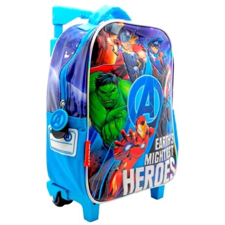 Mochila c/carro Cresko 30,5 cm Avengers Diseño 1