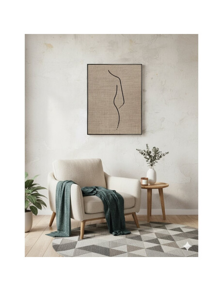 CUADRO CANVAS 40x50cm MARCO SILUETA ARPILLERA 2 CUADRO CANVAS 40x50cm MARCO SILUETA ARPILLERA 2