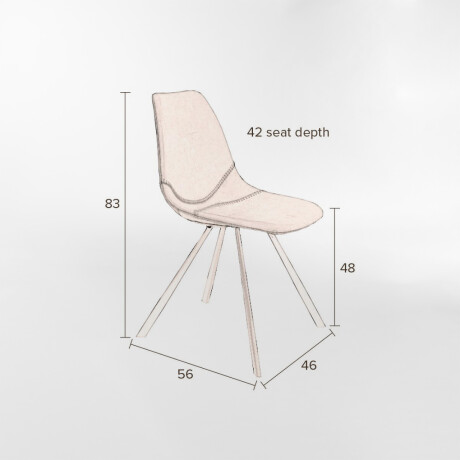 Silla FRANKY Marrón