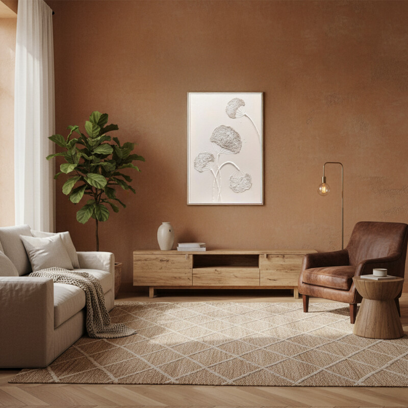 CUADRO CANVAS 60x90cm MARCO PINTURA ARBOLES 2 CUADRO CANVAS 60x90cm MARCO PINTURA ARBOLES 2