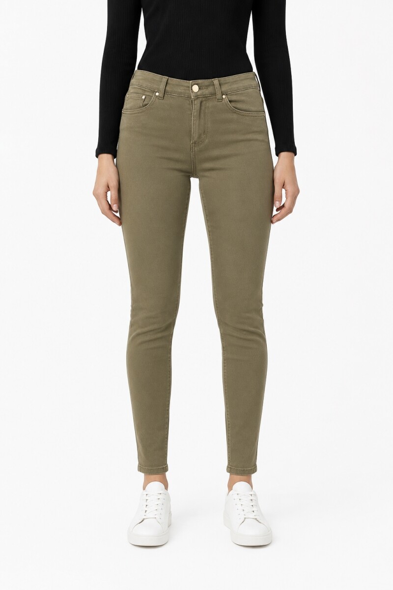 Pantalon Bardot - Verde Oliva Oscuro 