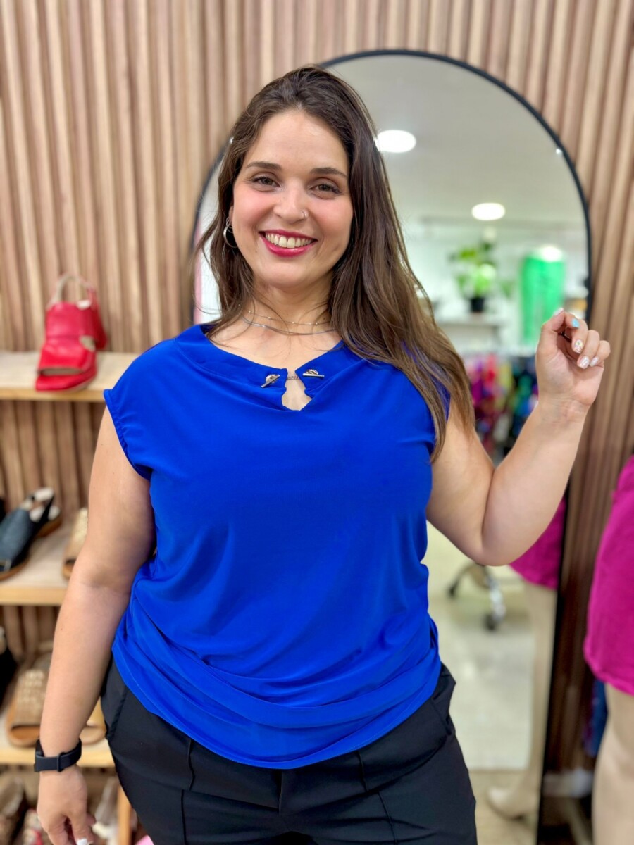 Musculosa Zafiro Azul