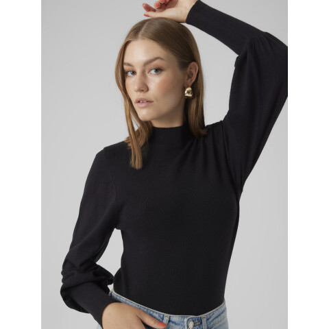 VMHOLLYKARISPUFF LS HIGHNK PULLOV GA BOO B-15 1 Black