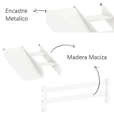 Cama marinera 1 Plaza Infantil Blanco