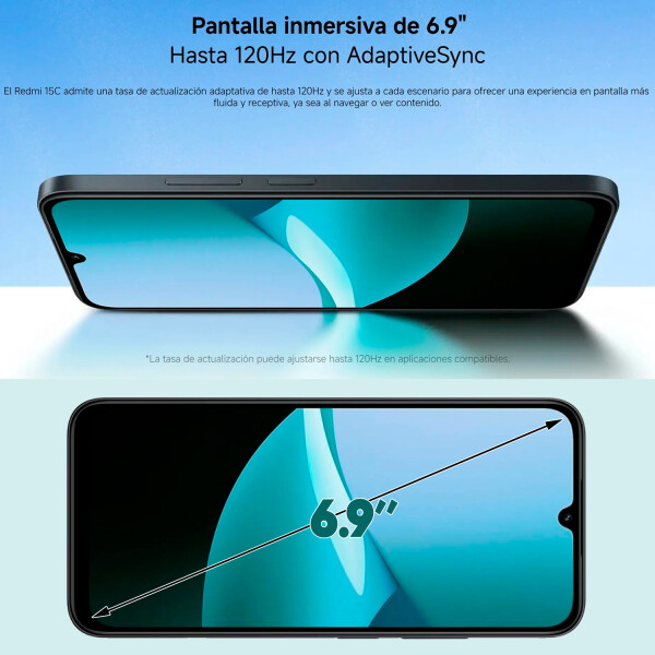 Xiaomi Redmi 15c 8gb (4+4) 256gb + Regalo PK XIAOMI 15C 8 (4+4) 256 NEGRO + REGALO