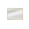 Espejo Horizontal Lumax Xindi Marco Rectangular 90 x 70cm Dorado