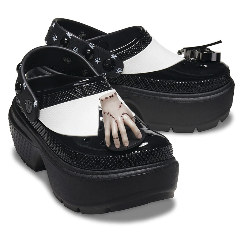 Crocs Wednesday Stomp Negro