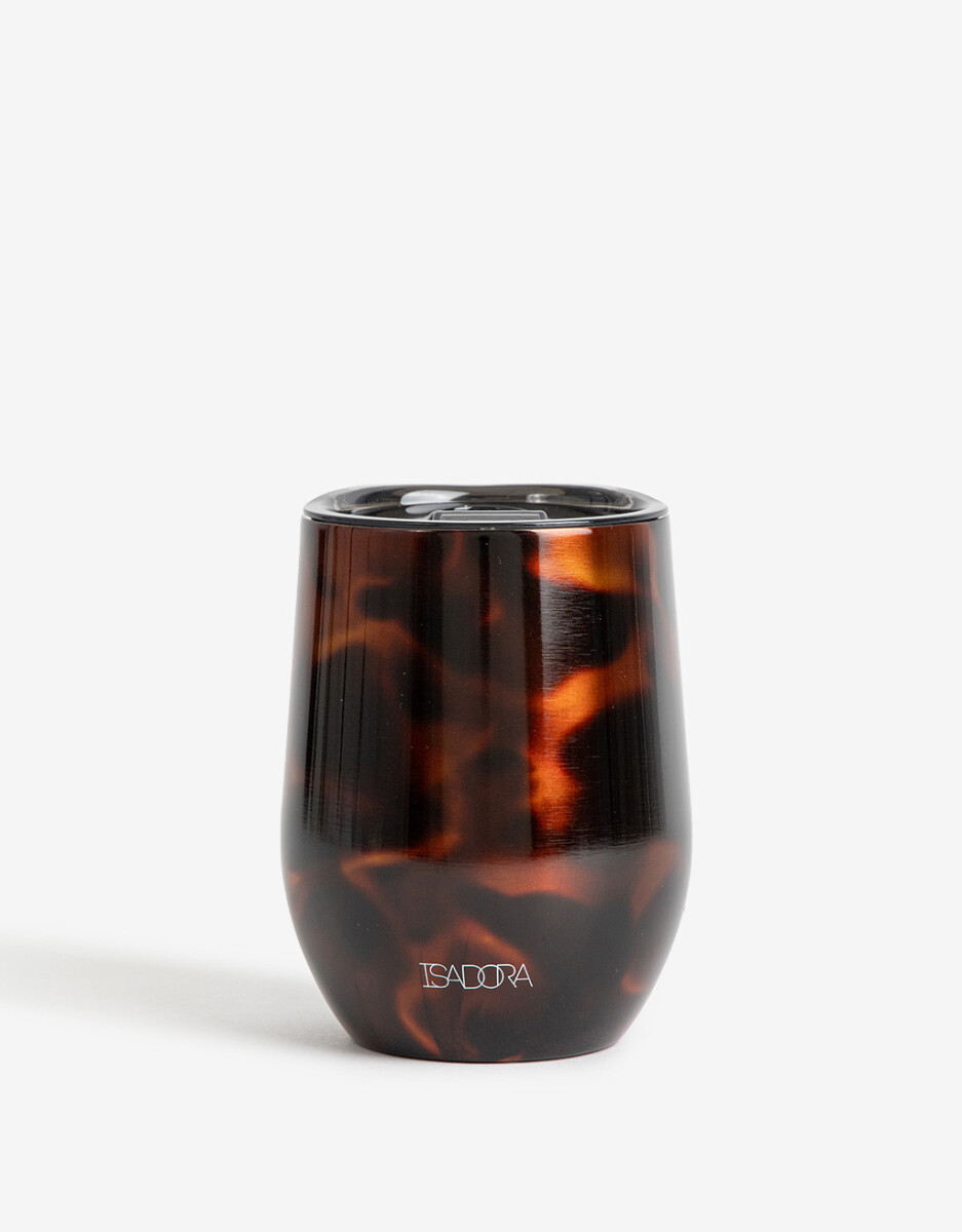 Vaso Metálico Estampa Carey 