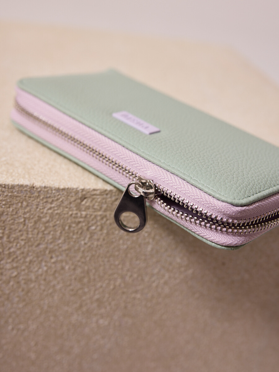 BILLETERA NOVADI RUSTY - Verde Claro 