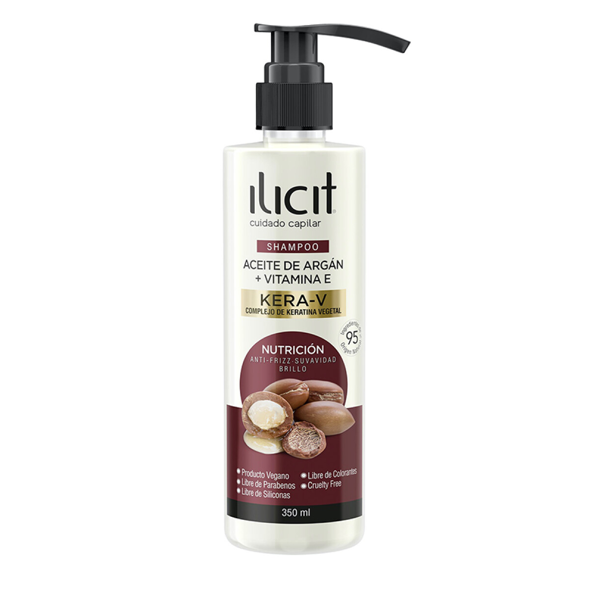 Shampoo Ilicit 350 ml - Aceite de Argán 