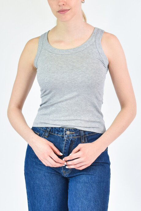 Musculosa Romina Gris