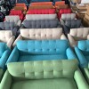Juego Living Nordico curvo 3+1+1 Varios Colores Juego Living Nordico curvo 3+1+1 Varios Colores
