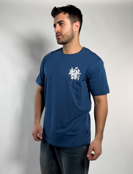 Remera estampada Cabre Azul