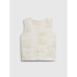 IE NB QUILTED REV VEST NEW OFF WHITE