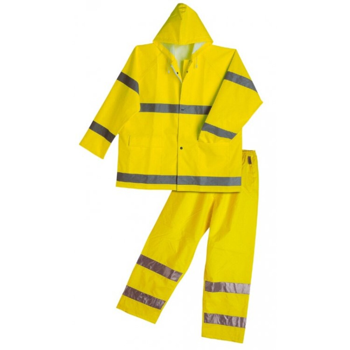 EQUIPO DE LLUVIA AMARILLO C/BANDA REFLECTIVA TALLE XL PAULISTA ++ - N/a 