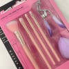 Set de Maquillaje de 6 Piezas con Brochas y Esponja N/a