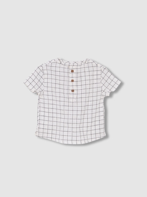 Camisa Cuadro Rusticos Blanco