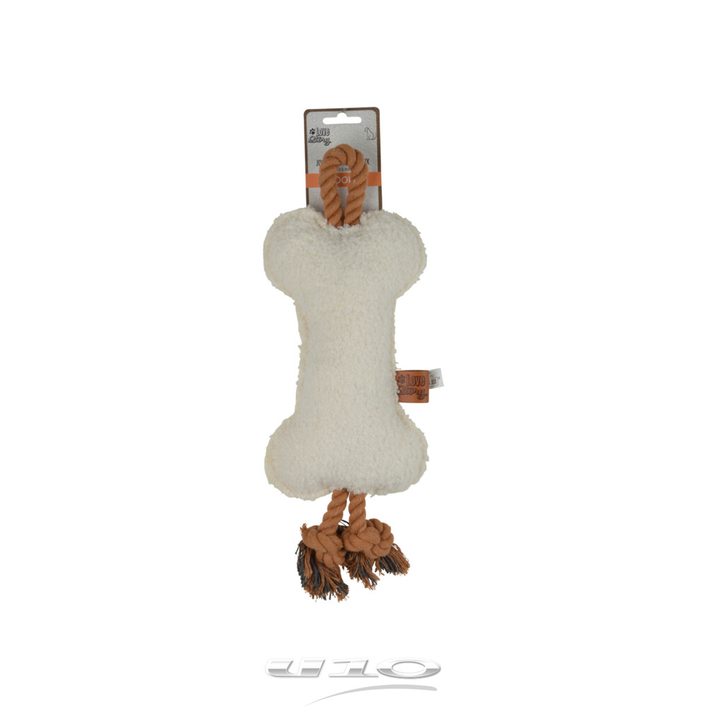 ACCESORIO MASCOTA POLIESTER MARRON HUESO