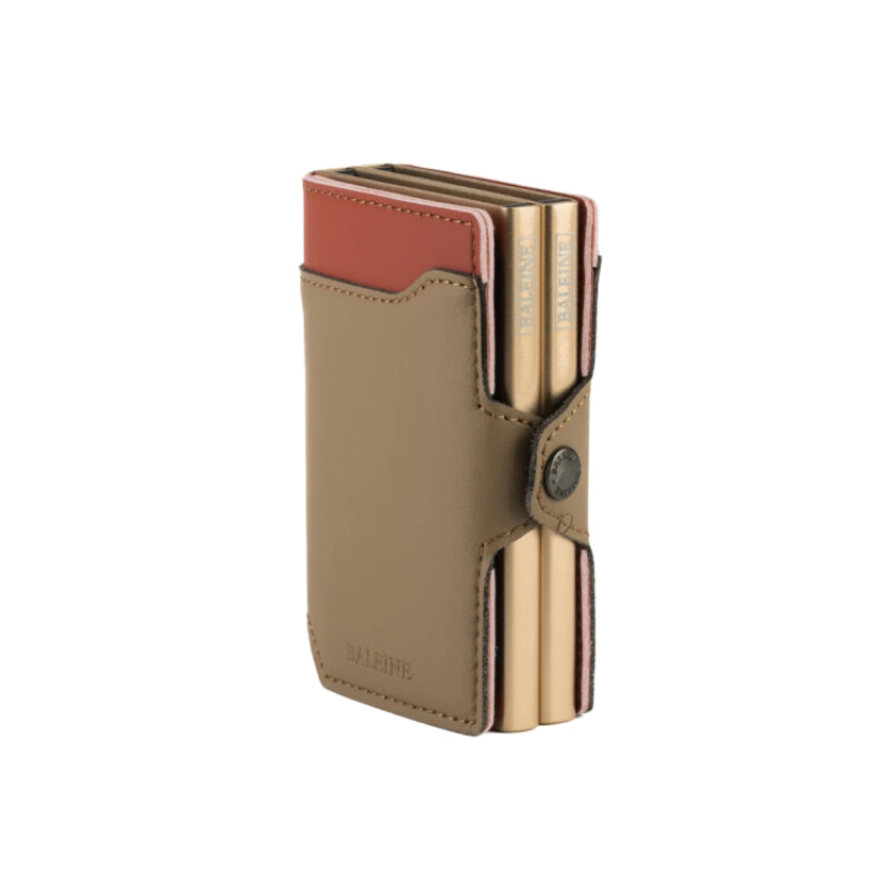 Billetera Baleine Double Alabama - Beige Billetera Baleine Double Alabama - Beige