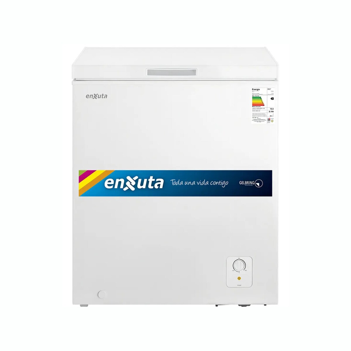 Freezer Horizontal ENXUTA FHENXI16150 Inverter Capacidad 141L 