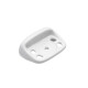Porta Vaso Para Cepillo Loza Linea Mate Color Blanco