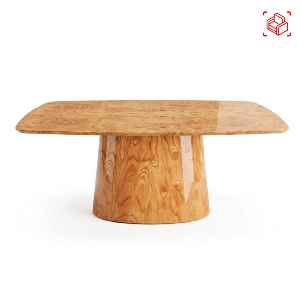 MESA DE COMEDOR MDF-Y-MADERA MARRON ALICE NEW