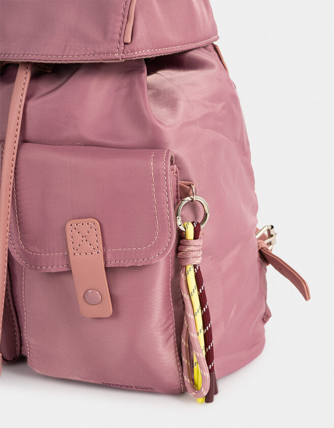 Mochilas Urbanas Mochila Deportiva Con Solapa - Violeta Uva