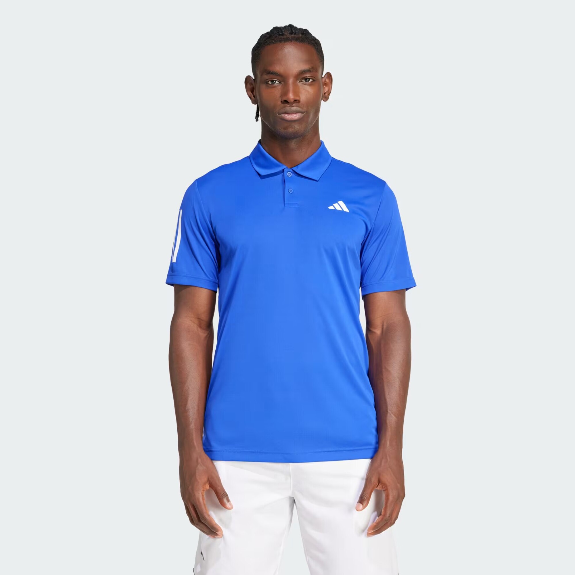 Remera Adidas Club Polo 3 Stripes Hombre La Cancha