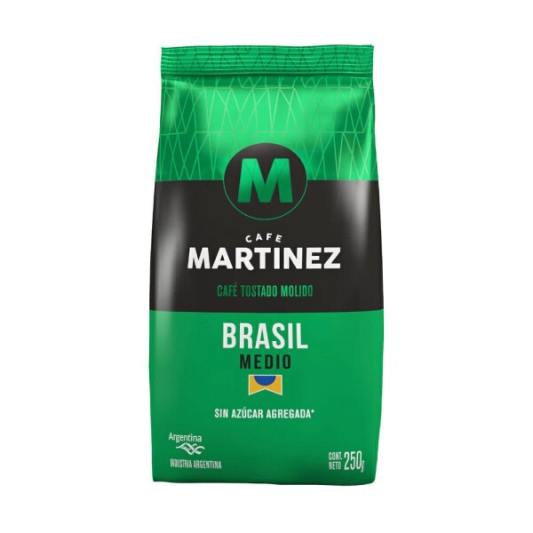 Café Martínez Tostado Molido Medio Brasil 250g Café Martínez Tostado Molido Medio Brasil 250g