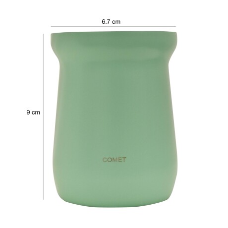 Kit Comet de Termo 750Ml c/Manija y Mate 160Ml en Acero Inox Verde Claro