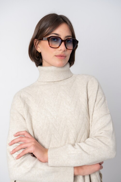 Sweater Bow Beige
