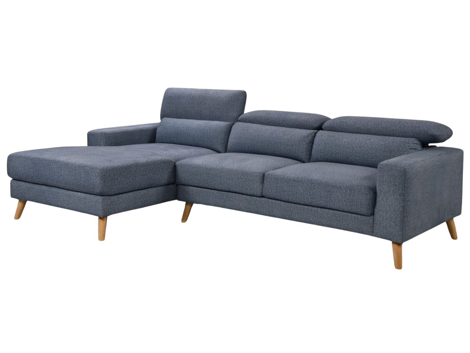 Sofá Chaise MILO en Tela PREVENTA - Gris 