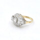 Anillo Antiguo En Oro 18K, Brillantes Y Diamantes Anillo Antiguo En Oro 18K, Brillantes Y Diamantes