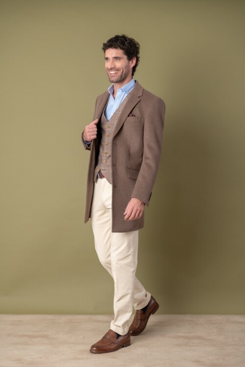 Pantalon Corduroy slim Hielo