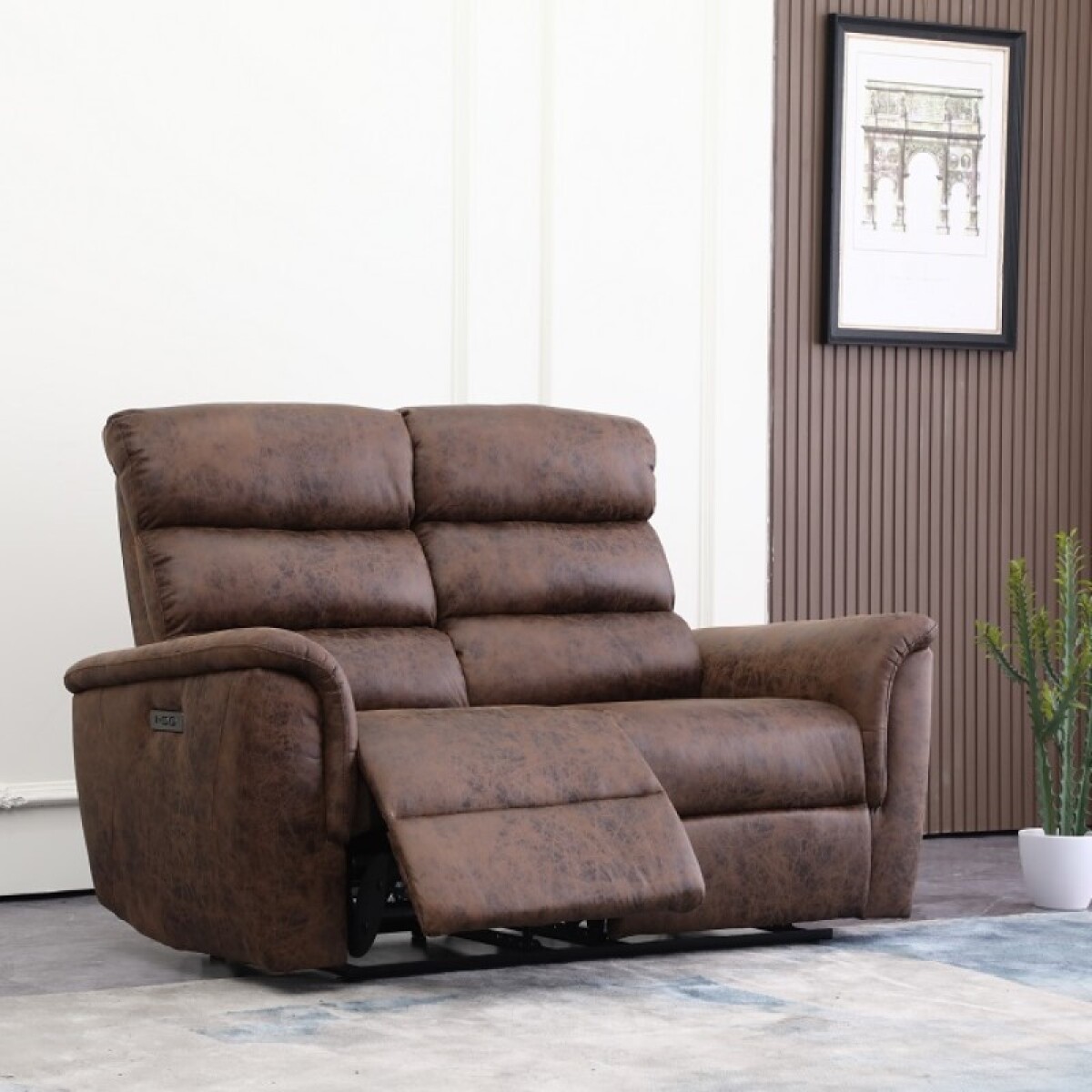 Sillón Reclinable 3 Cuerpos Benson Choco - Chocolate 