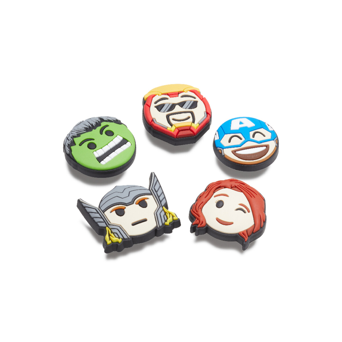 Jibbitz Avengers Emojis Pack5 