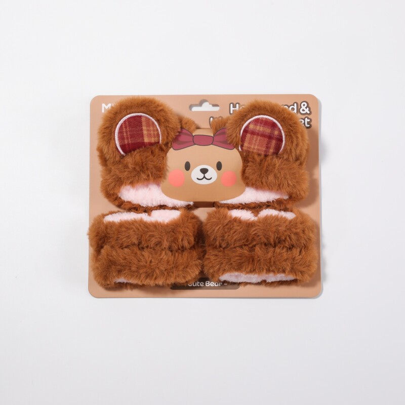 CONJUNTO DE DIADEMA Y PULSERAS DE ANIMALES (OSO TIERNO) CONJUNTO DE DIADEMA Y PULSERAS DE ANIMALES (OSO TIERNO)